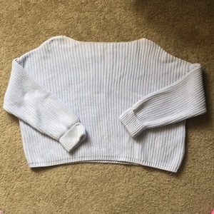 Boat neck sweater